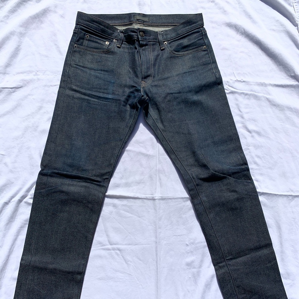 UNIQLO STRETCH SELVEDGE SLIM FIT 31x34